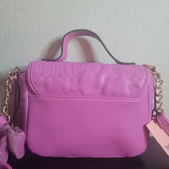 Juicy Couture Purple Mini Bag with Heart Charm - Picture 5 of 9